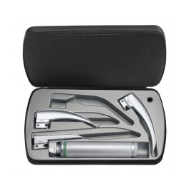 Set de laryngoscope HEINE Classic+ F.O. LED, 3 lames