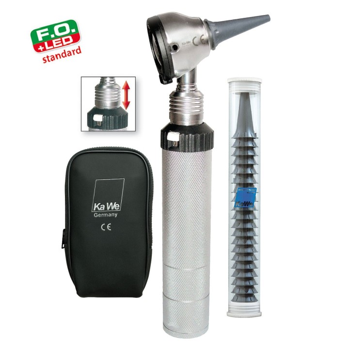 Otoscope KaWe EUROLIGHT F.O.30 LED, 2,5V