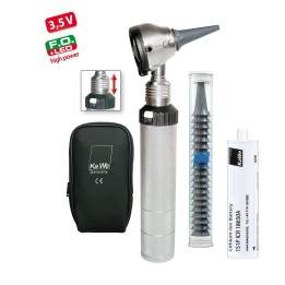 Otoscope KaWe EUROLIGHT F.O.30 LED, 3,5V rechargeable