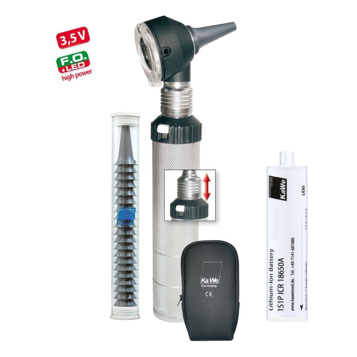 Otoscope KaWe COMBILIGHT F.O.30 high power LED, 3,5V