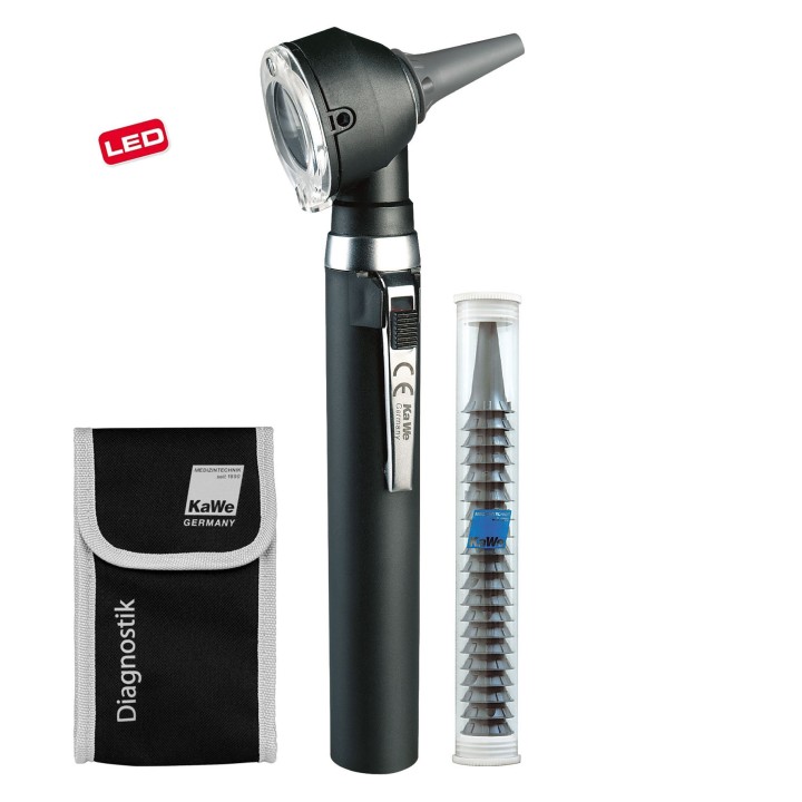 Otoscope KaWe PICCOLIGHT C LED 2,5V, noir
