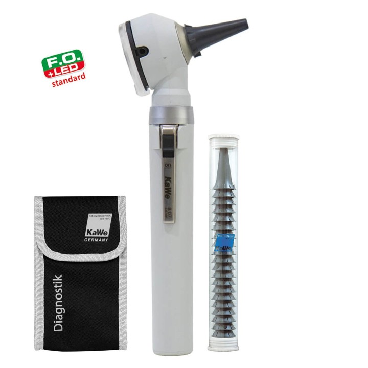 Otoscope KaWe PICCOLIGHT F.O. LED 2,5V, gris