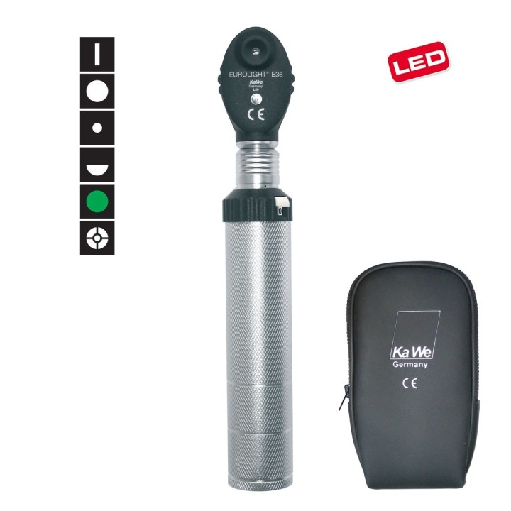 Ophtalmoscope KaWe EUROLIGHT E36 LED, 2,5V