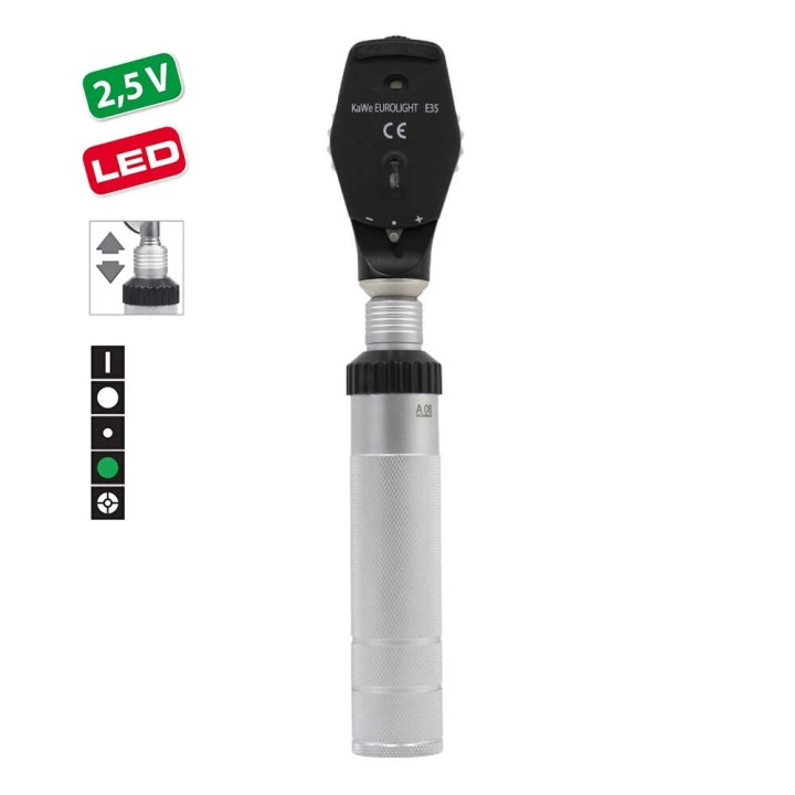 Ophtalmoscope KaWe EUROLIGHT E35 LED, 2,5V