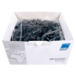 KaWe Speculums auriculares jetables, Ø 4 mm, anthracite, 1000 pces.