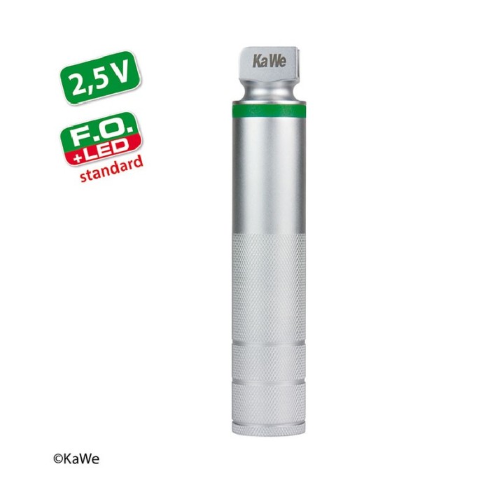 Laryngoscope poignée à pile KaWe F.O. LED 2,5 V, moyen, C