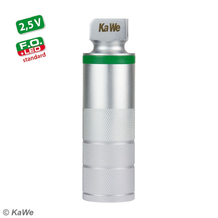 Laryngoscope poignée à pile KaWe F.O. LED 2,5 V, court, AA