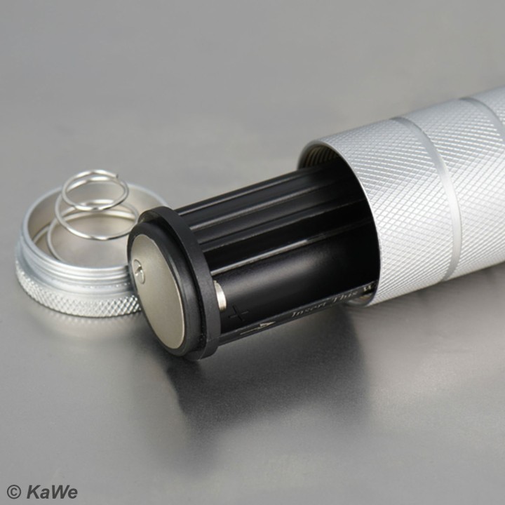 Laryngoscope poignée à pile KaWe F.O. LED 2,5 V, court, AA