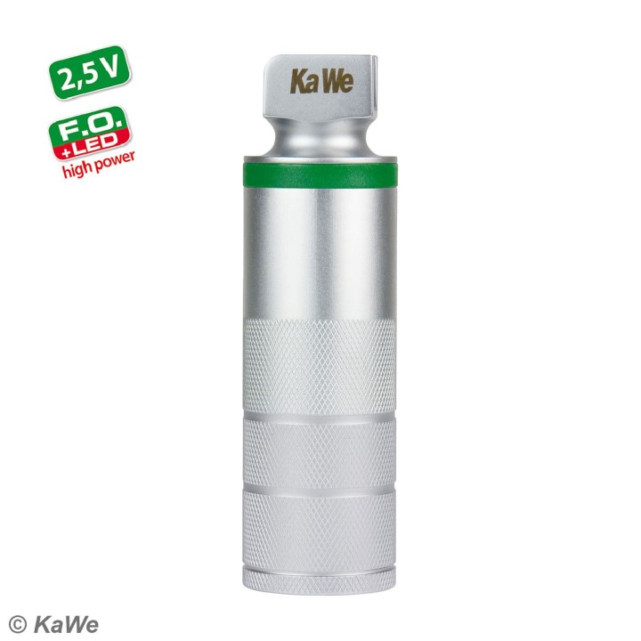 Laryngoscope poignée à pile KaWe F.O. hp LED 2,5 V, court, AA