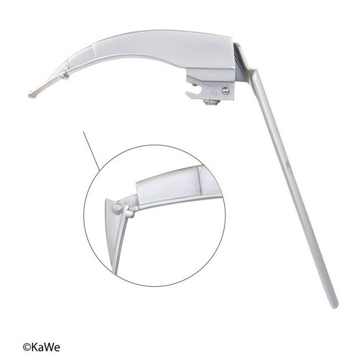 Lame de laryngoscope KaWe FLAPLIGHT MEGALIGHT Macintosh F.O. taille 2