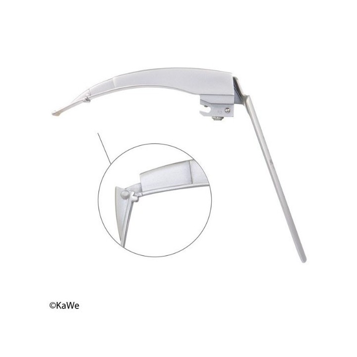 Lame de laryngoscope KaWe FLAPLIGHT MEGALIGHT Macintosh F.O. taille 3