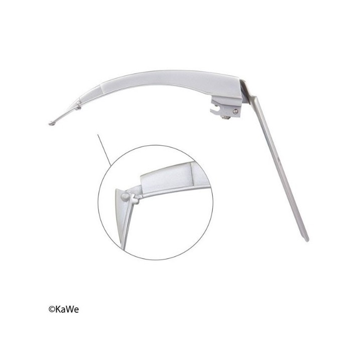 Lame de laryngoscope KaWe FLAPLIGHT MEGALIGHT Macintosh F.O. taille 4
