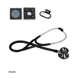 Stéthoscope KaWe Profi Cardiologie, noir