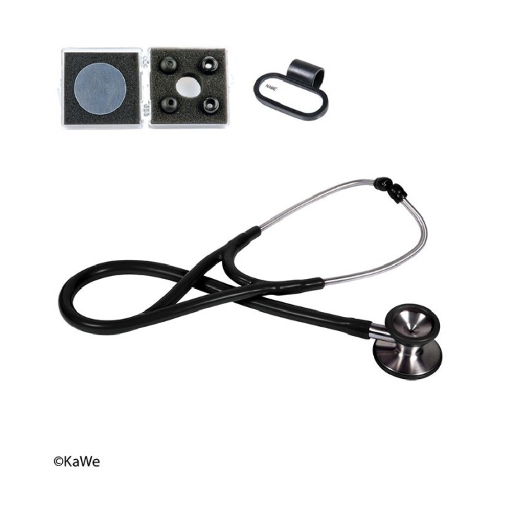 Stéthoscope KaWe Profi Cardiologie, noir