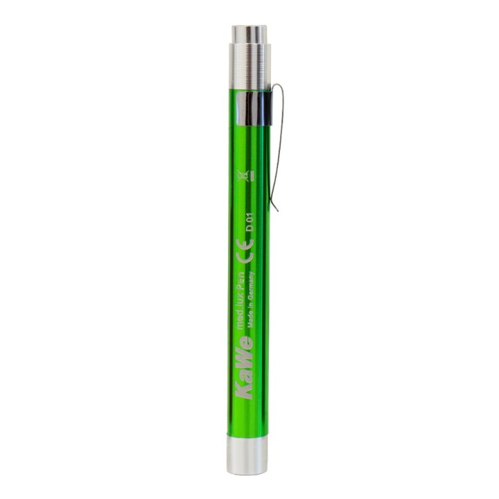 KaWe med.lux Pen lampe de diagnostic LED, vert, 6 pces.