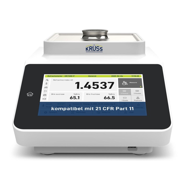 Réfractomètre de laboratoire numérique KRÜSS DR7200-P CFR