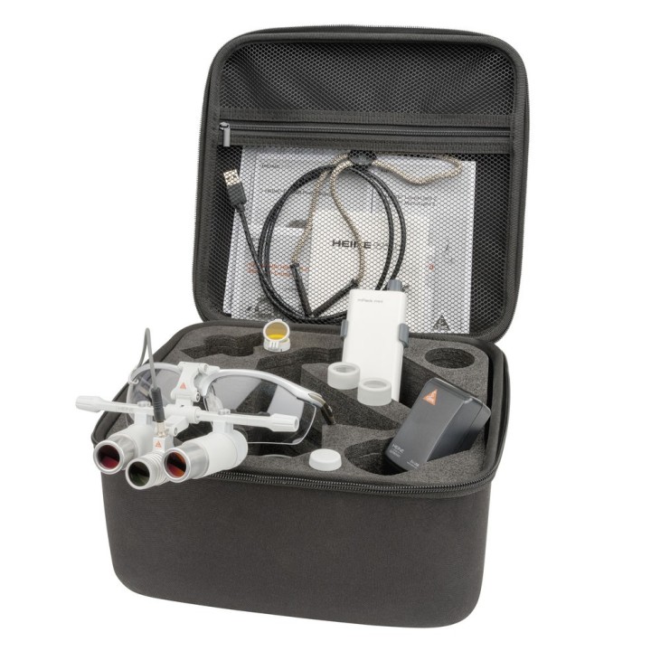 HEINE LoupeLight2 avec loupes binoculaires HRP 6x | 340