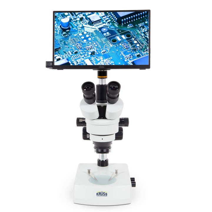 Kit Stéréomicroscope KRÜSS MSZ5000-T-LED-SET avec écran