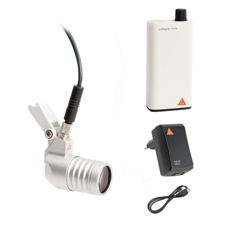 Lampe frontale LED HEINE LoupeLight2 avec mPack mini