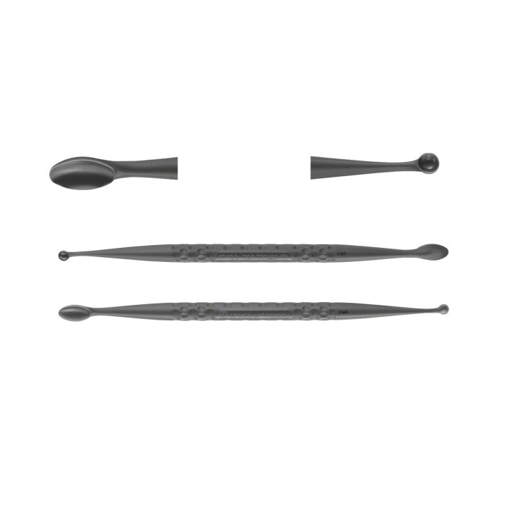 Curette osseuse Aesculap SUSI, droite, 180 mm