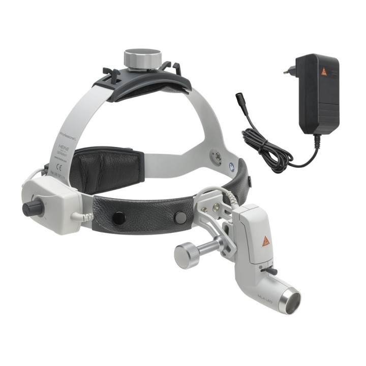 Lampe frontale HEINE ML4 LED avec transformateur à fiche