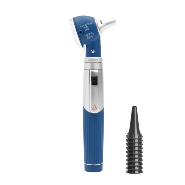 Otoscope HEINE mini 3000 LED F.O. bleu