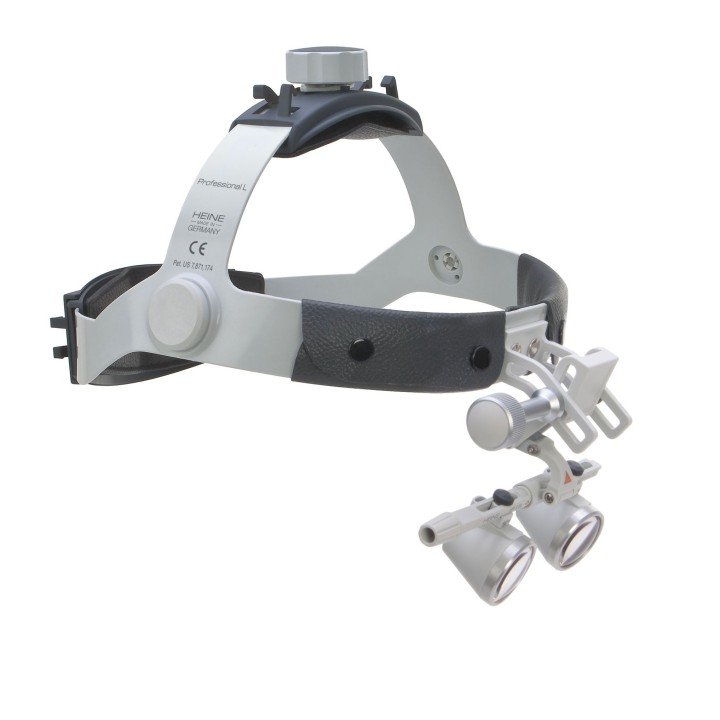 Loupes binoculaires HEINE HR 2.5x | 420 sur bandeau Professional L