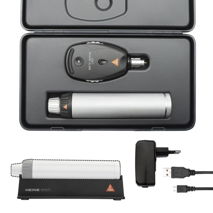 Ophtalmoscope HEINE BETA 200S LED poignée rechargeable