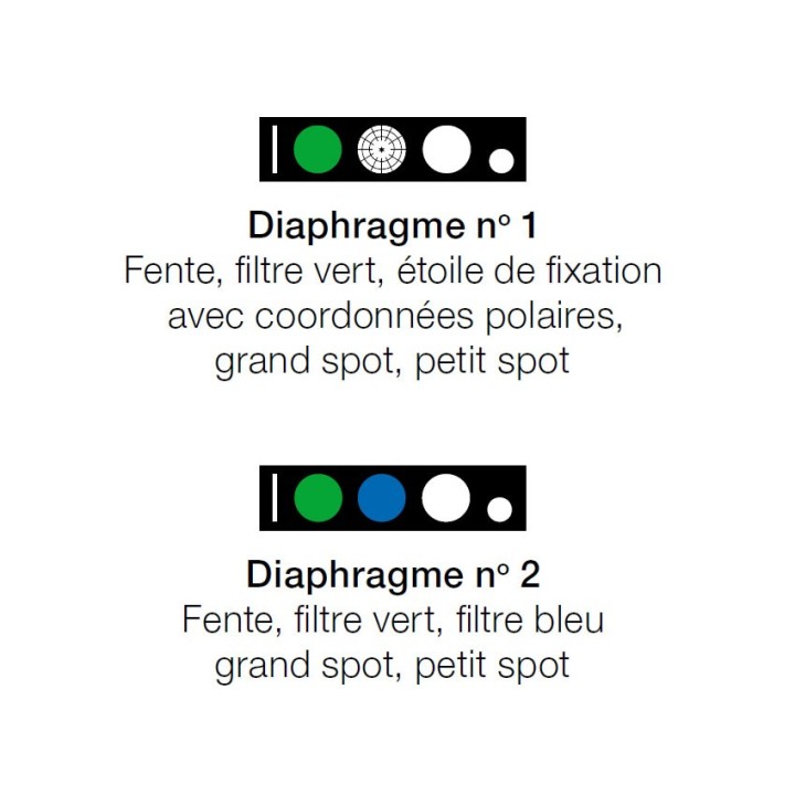Ophtalmoscope HEINE K180 LED diaphragmes