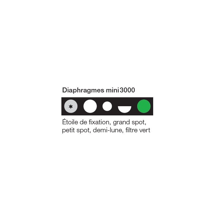 Ophtalmoscope HEINE mini 3000 LED diaphragmes