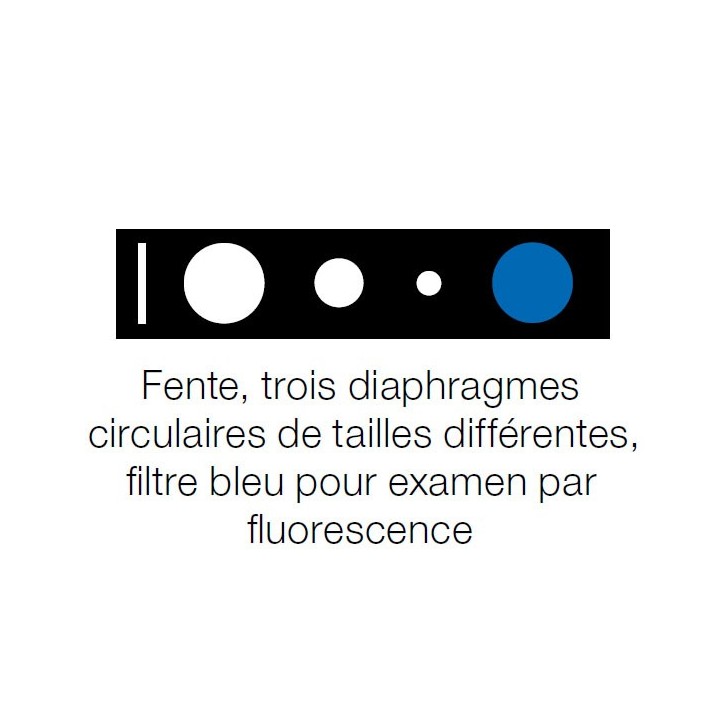 Lampe d’examen ophtalmologique HEINE diaphragmes