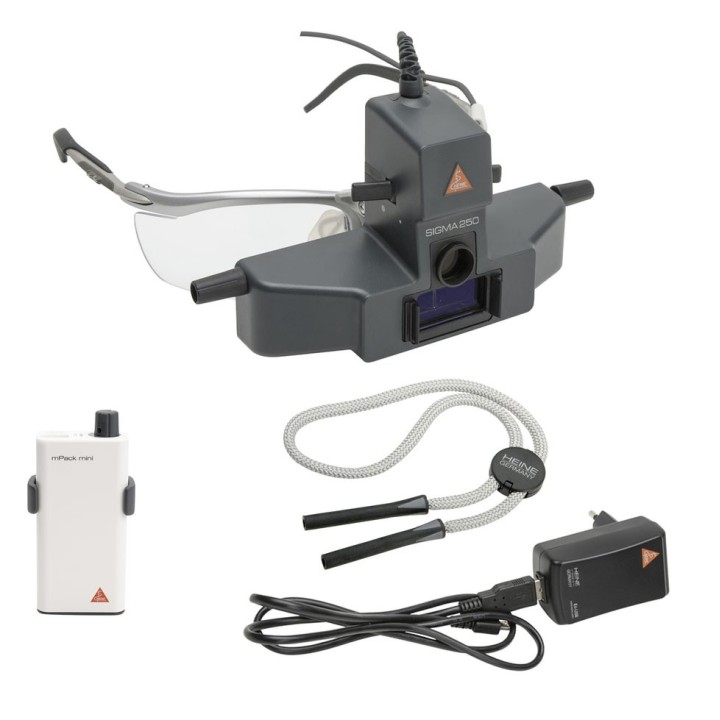 Kit de Ophtalmoscope HEINE SIGMA 250 avec mPack mini
