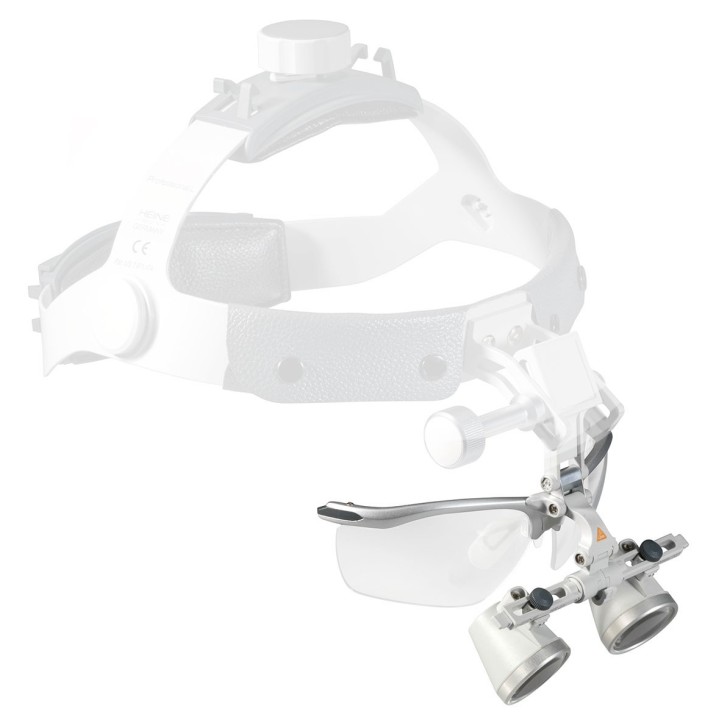 Optiques HEINE HR 2.5x | 520 pour bandeau Professional L avec S-GUARD