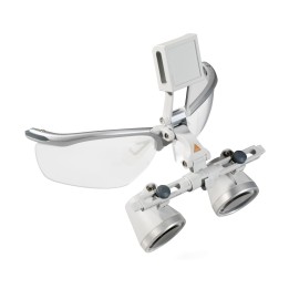Optiques HEINE HR 2.5x | 520 pour bandeau Professional L avec S-GUARD