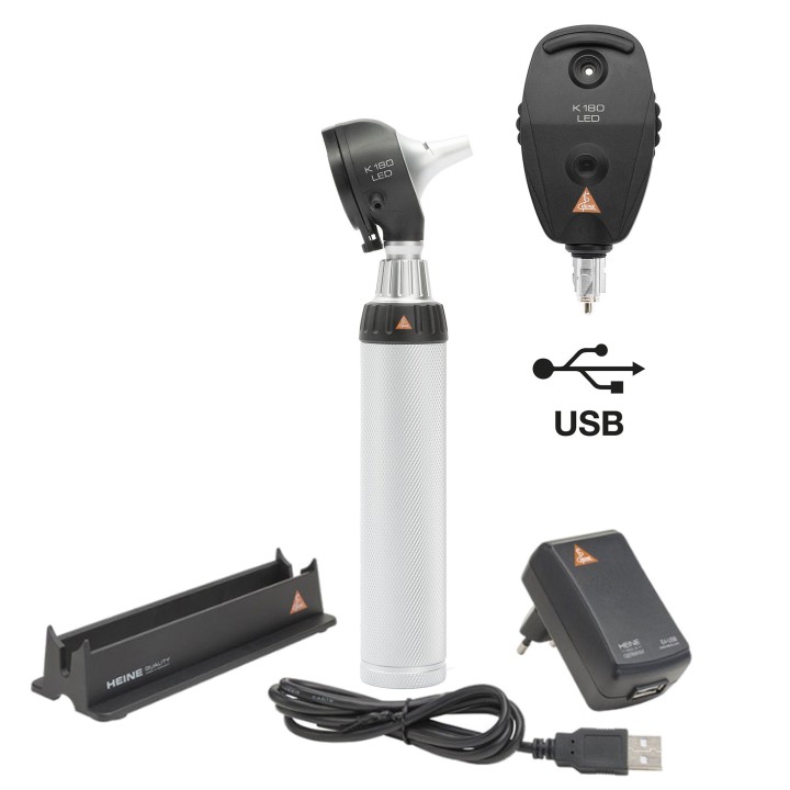 Set de diagnostic HEINE K180 LED poignée rechargeable
