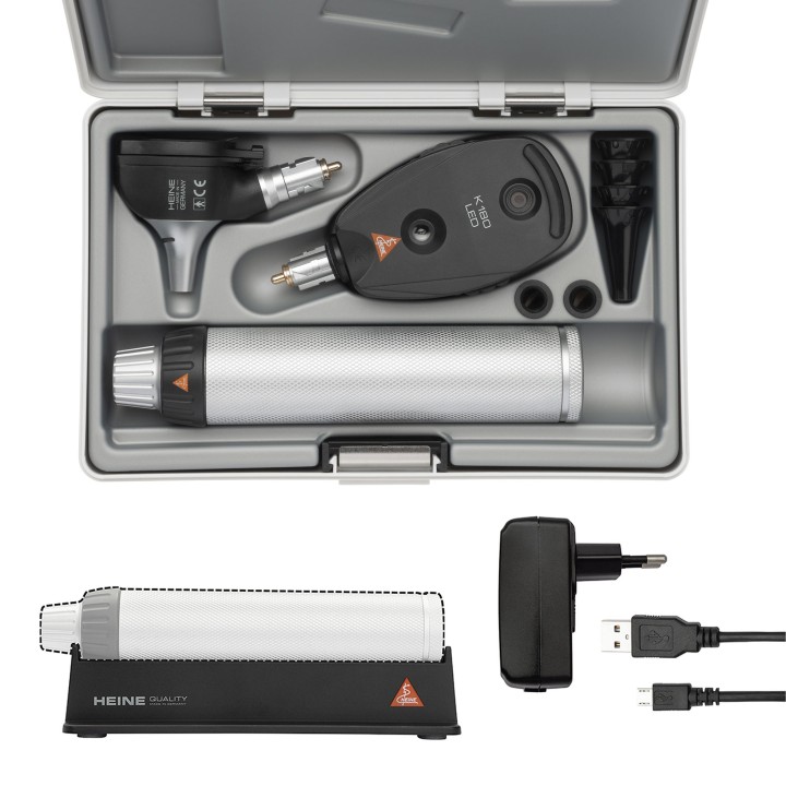 Set de diagnostic HEINE K180 LED poignée rechargeable