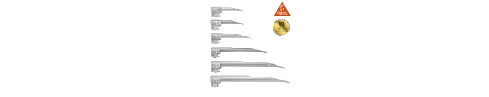 Lames pour laryngoscope HEINE Miller F.O.